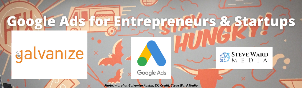 Google Ads, Galvanize and Steve Ward Media Logo