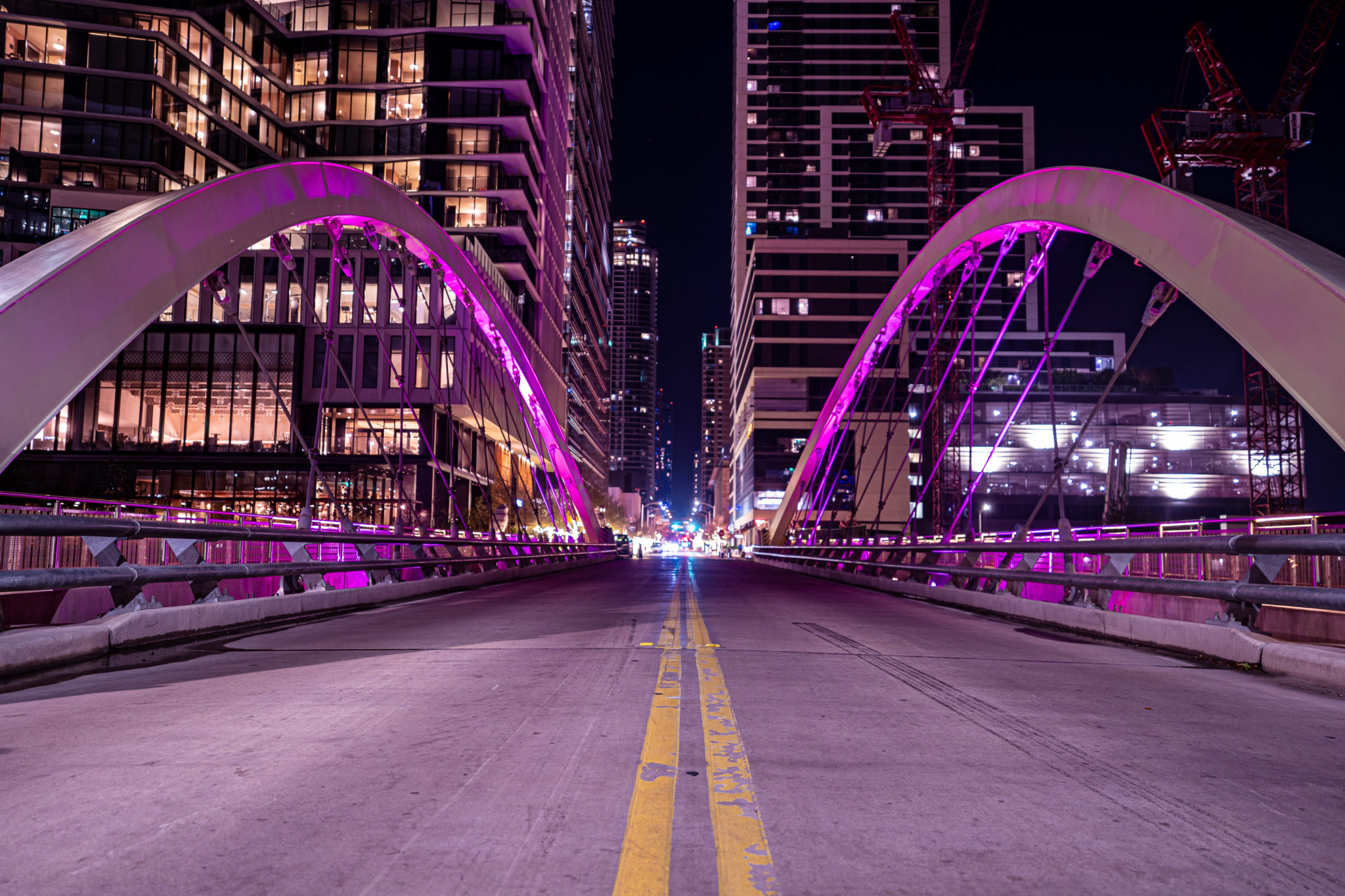 The skyline in the city of Austin.